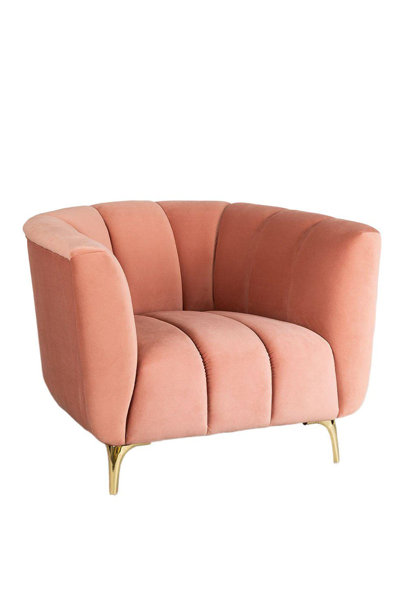 Tot ziens Vermaken eetbaar Velvet fauteuil Lizzy roze – Woneninterieur