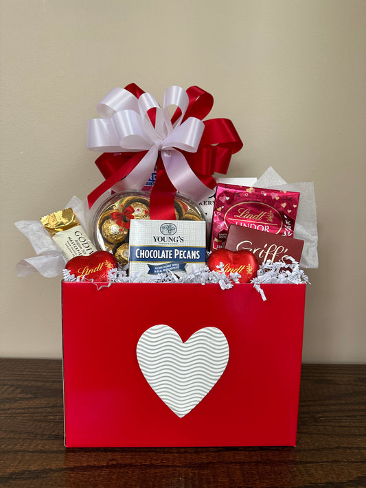 Chocolate Lover's Valentine Basket – The Chocolate Delicacy