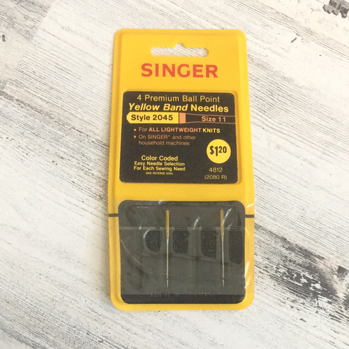 Singer Yellow Band Sewing Machine Needles