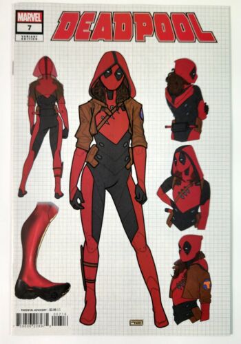 Deadpool (2024) #7 - Taurin Clarke - 1:25 Incentive Design Variant - πMarvelπ
