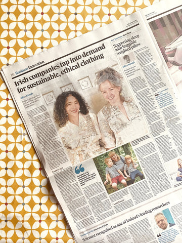 Bridget and Meritta of Mise Tusa featured in the Irish Times business section