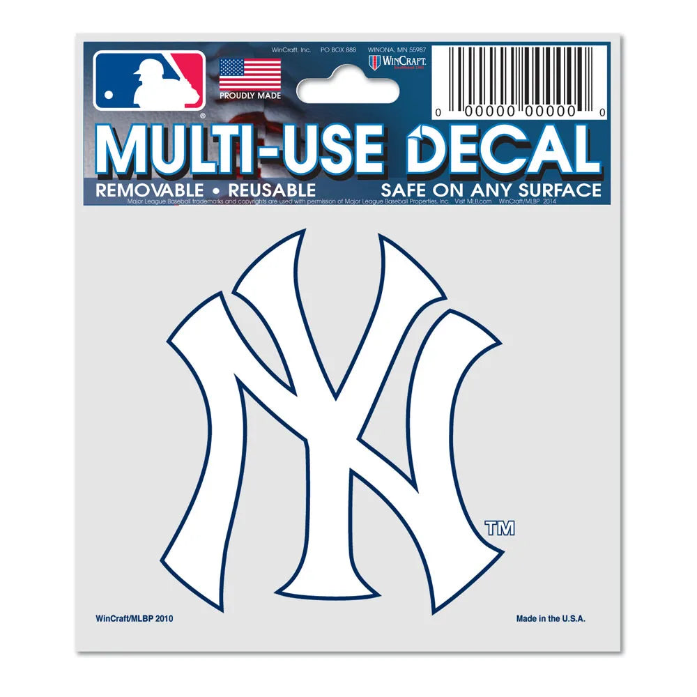New York Yankees Wincraft 3" x 4" Multi Use Decal