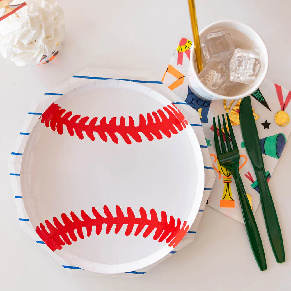 Baseball Dessert Plates