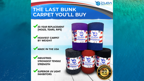 Cuda Bunk Carpet for Bunk Boards