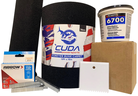 'Cuda Powersports Bunk Carpet Install Kit