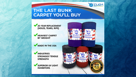 Cuda Bunk Carpet for Bunk Boards