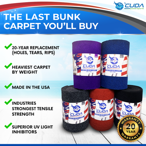 Forever Bunk Carpet. The last carpet you'll ever need.