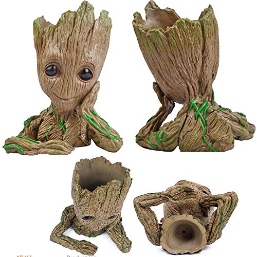 punt avond zelf Unique Shape Marvel Avengers Infinity War Pot Groot Wooden Look Tree F