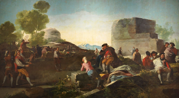 Francisco de Goya - El juego de pelota a pala - 1779