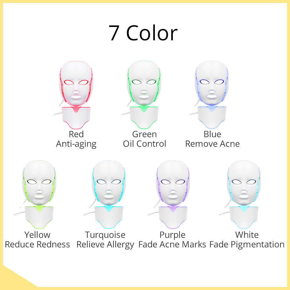 7 Colors LED Mask