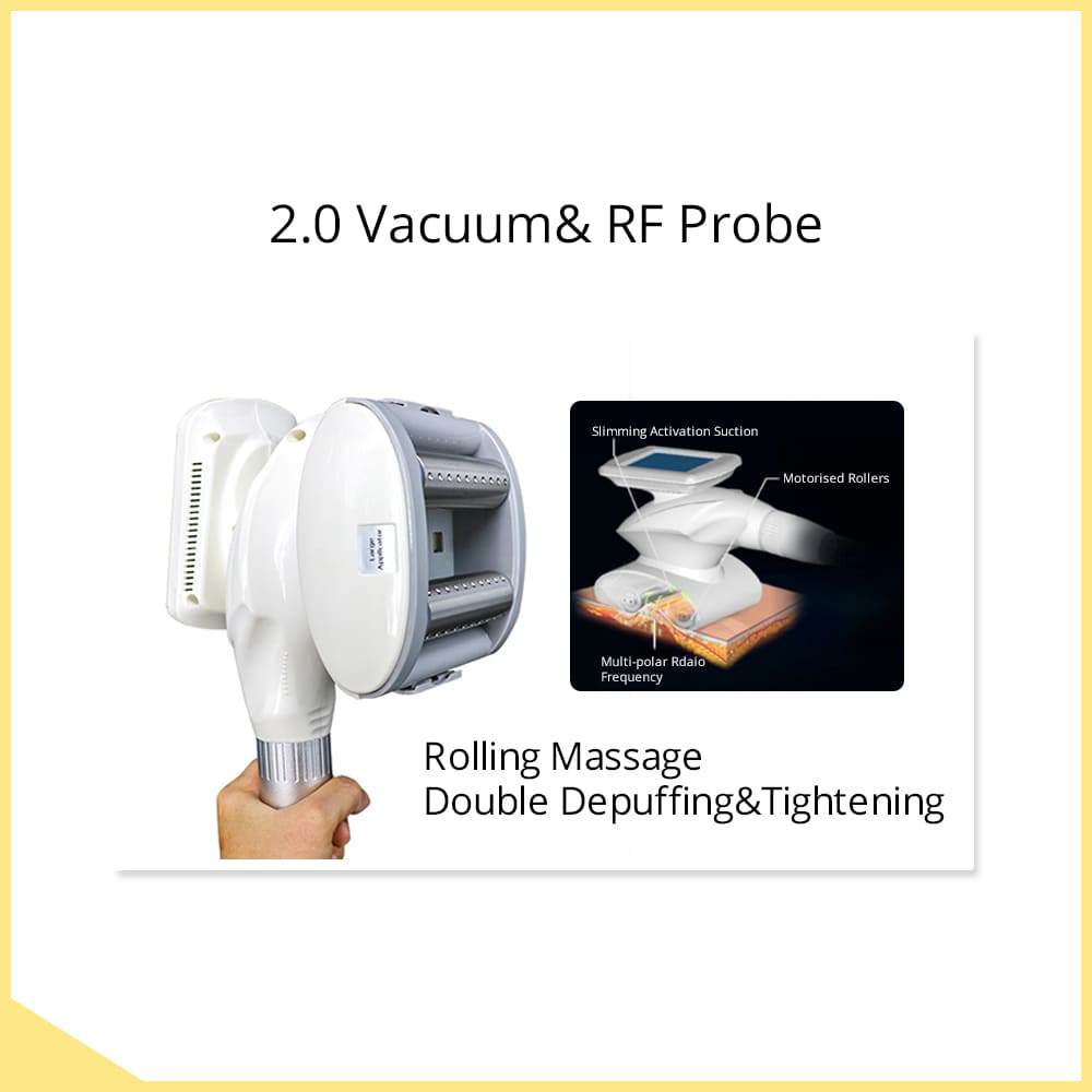 5 in 1 VelaShape Machine 2.0 Vacuum & RF Probe