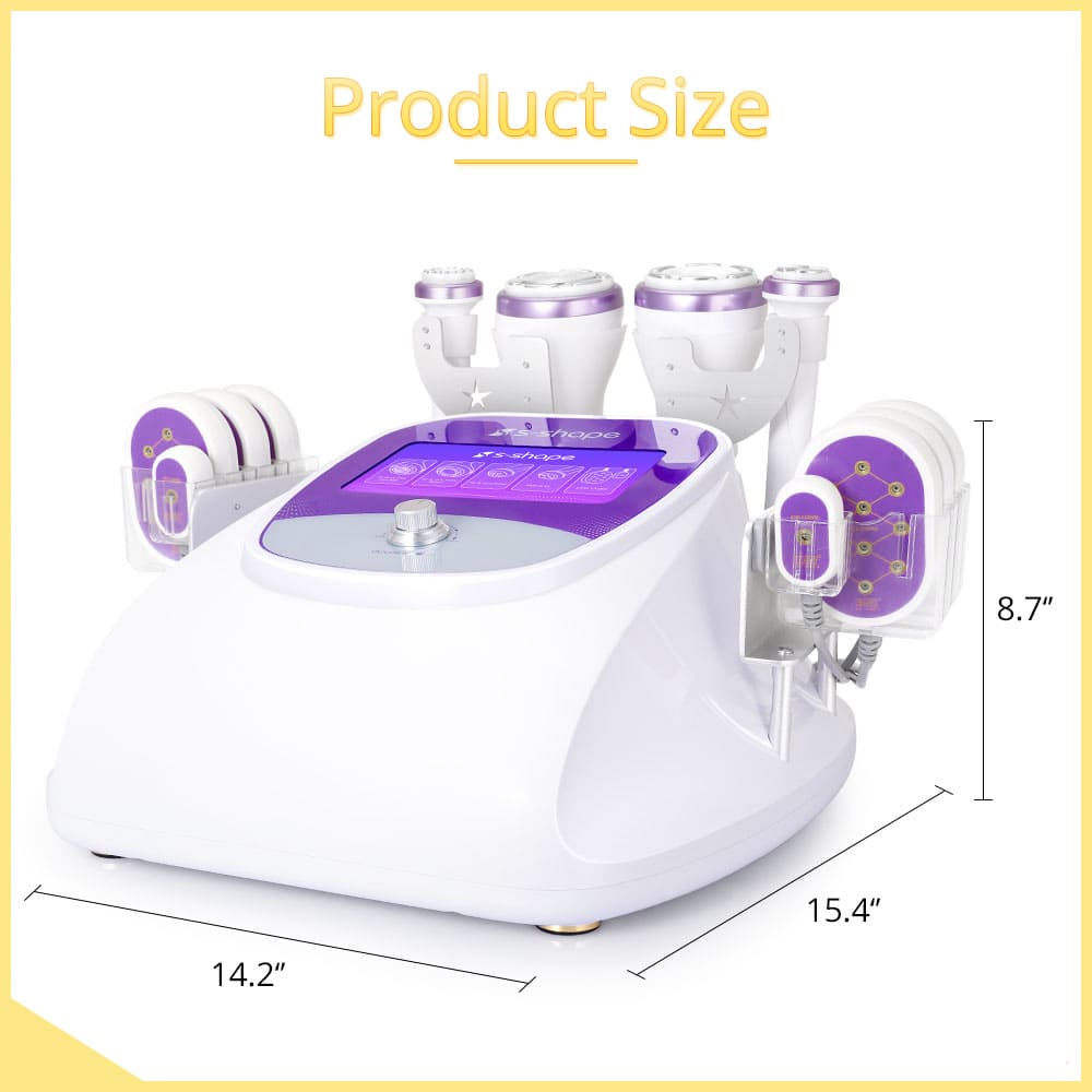 S Shape Cavitation Machine Product Size