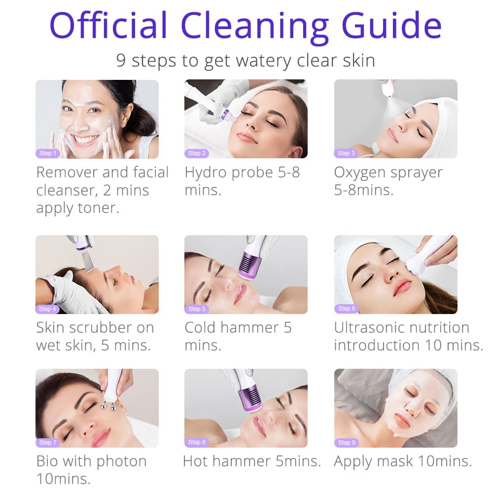 use guide of hydrodermabrasion machine