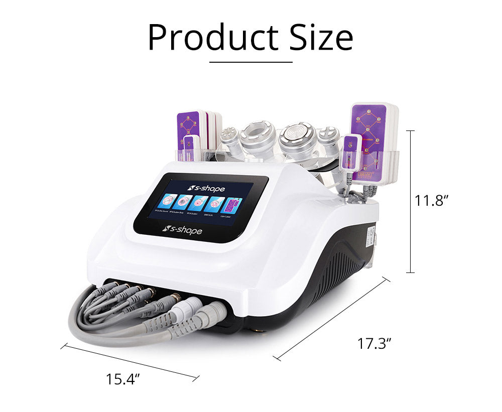 size of 5 in 1 body sculpting machine