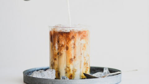 Iced caramel macchiato