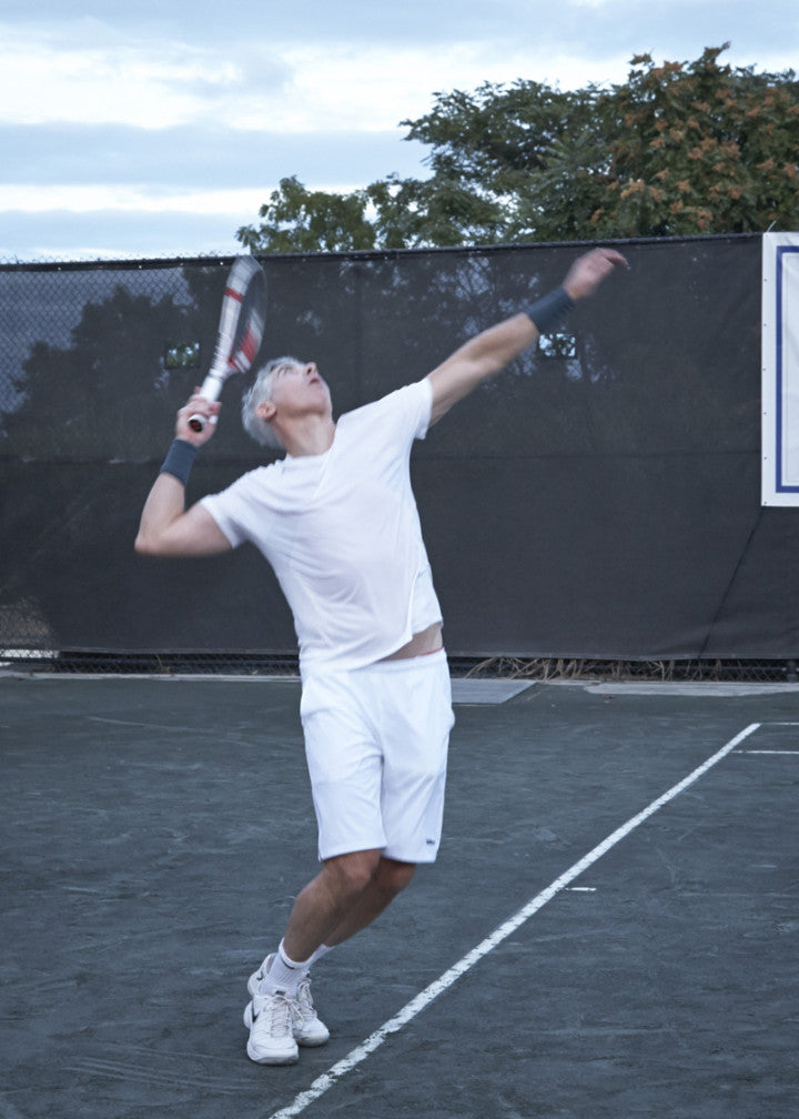 Bill Ackman in action in the finals match. Photo by Elaine Ubina.