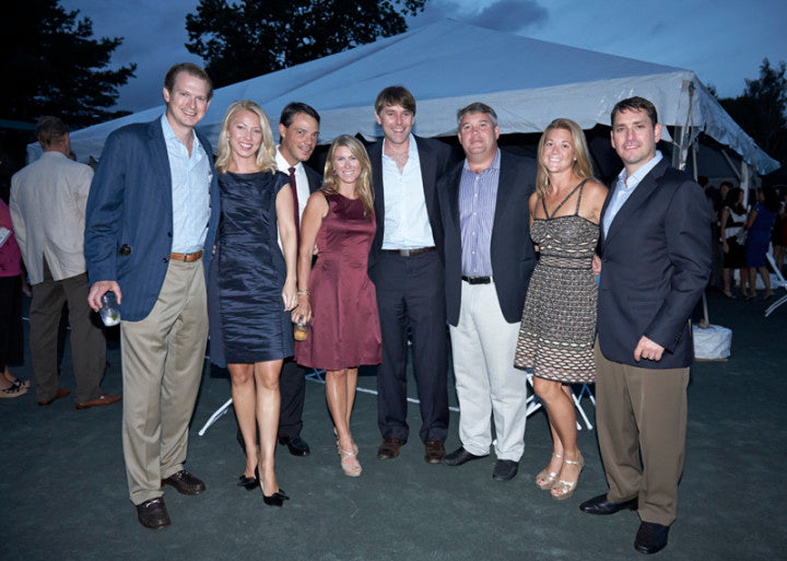 Carney and Melissa Hawks, Art and Linda Jenkins, Caleb Moore, Jim and Diana Higgins, Russel Wallack. Photo by Elaine Ubina.