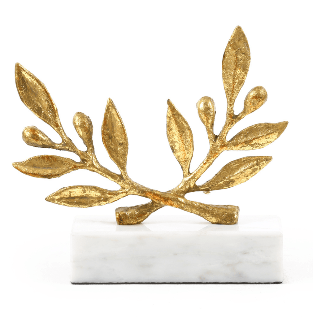 Heart Throb Sculpture, White — Gold Leaf Design Group