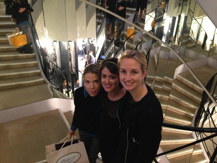 Carina Crain, Wendy Stapleton Reyes and Nancy Fazzinga at Chanel Paris