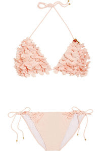 Miu Miu Floral Applique Bikini