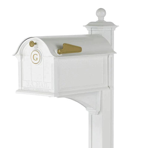 Personalized Mailbox Monogram & Post Package – Available in Multiple Finishes