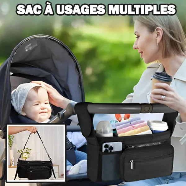 sac poussette usages multiples