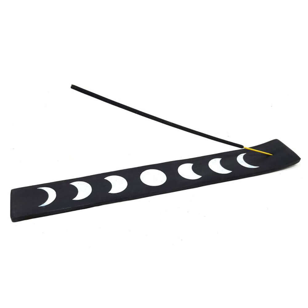 Phases of the Moon Black Wooden Incense Burner Box, Incense Storage Bo – My  Magic Place Shop