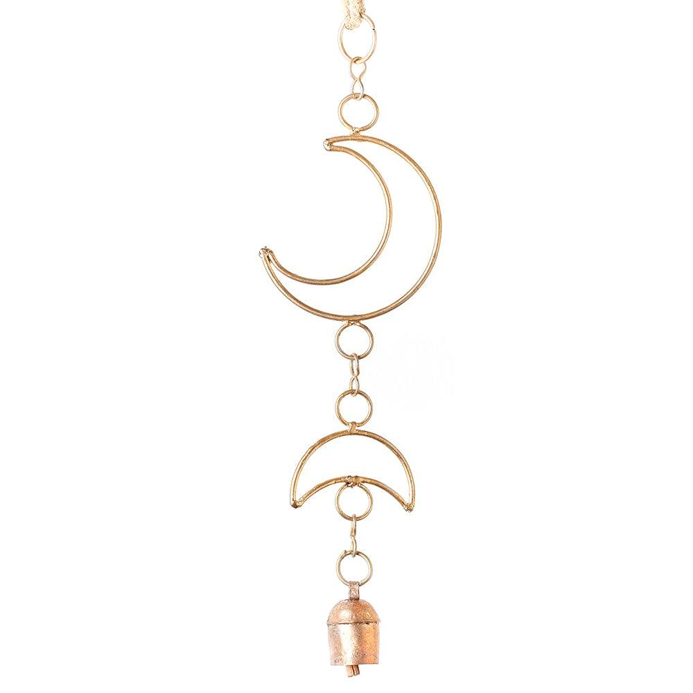 Mini Metal Moon Chime - Handcrafted
