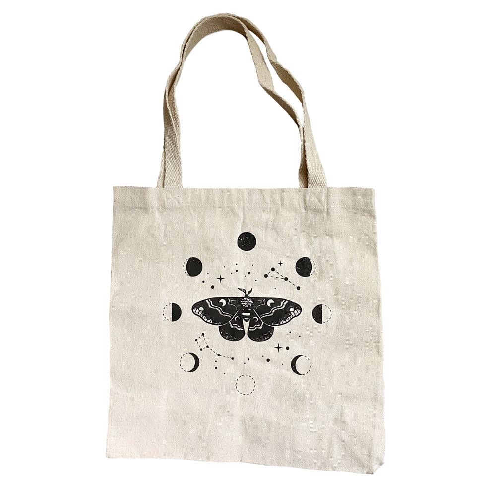 Moth and Moons Tote Bag