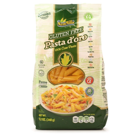 PASTA PENNE RIGATE/SPAGHETTI GLUTEN FREE by PASTA D'ORO 12oz-6/12oz –  HUDSON VALLEY FOODS EXPRESS HOME DELIVERY