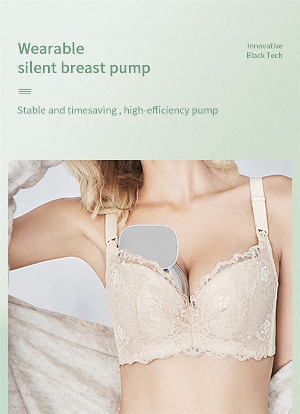 Hand Free Electric Portable Wireless Wearable Breast Pump Milker