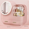 Martoffes™ LED Makeup Storage Box With FAN