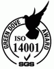 Sello de Premio Green Dove ISO 14001