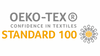 Sello Oeko-tex de producción ecológica del tejido de algodón de la camisa