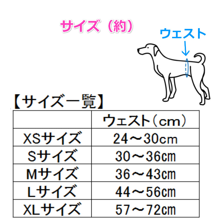 ペット 犬用 介護 オムツカバー オス用 5サイズ 3カラー マナーベルト 介護direct