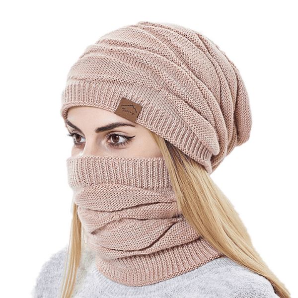 Kit Gorro e Gola Feminino de Inverno