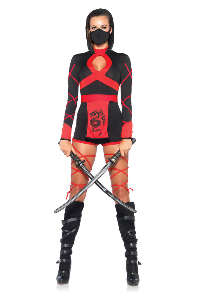 Sexy Ninja Costumes Adult Womens Halloween Ninja Outfit 4026