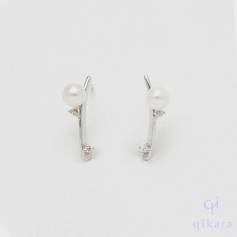 K14WG アコヤパールピアス 8.0-8.5mm – qikara