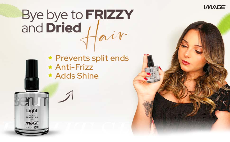 Light Hair Serum for Frizzy Hair, Dried hair, Moisturizes Hair, Adds Nourishment image hair