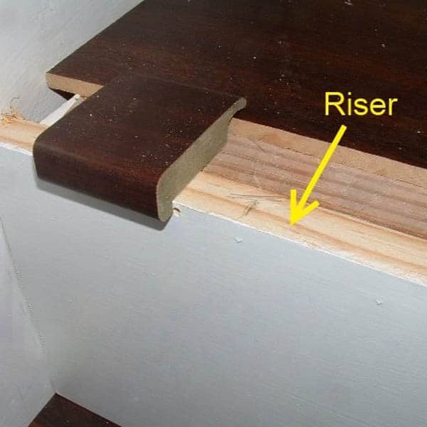 Install the Riser Material for Stair Nosing