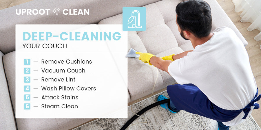How to DEEP CLEAN your COUCH or SOFA