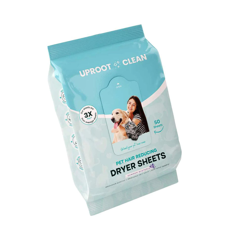 Uproot Pet Hair Reducing Dryer Sheets