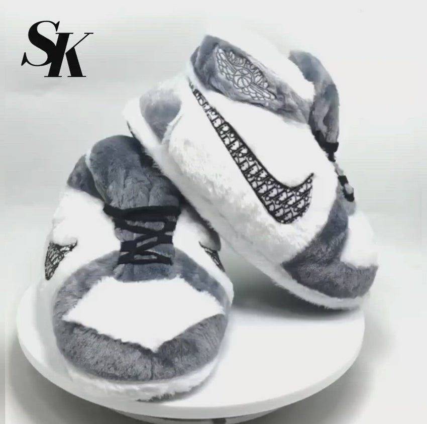 dior jordans slippers