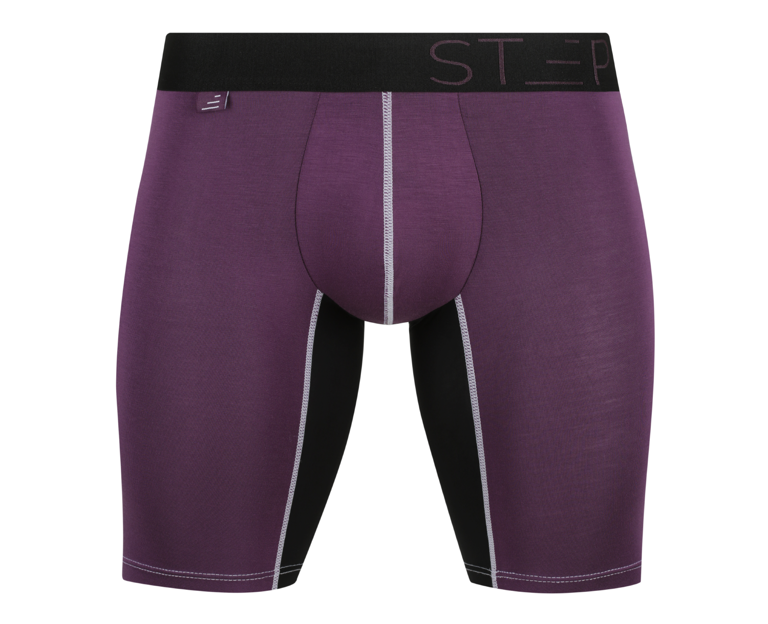 Step One Bamboo Boxer Briefs With Fly, Pack of 5, Black Currants at John  Lewis & Partners