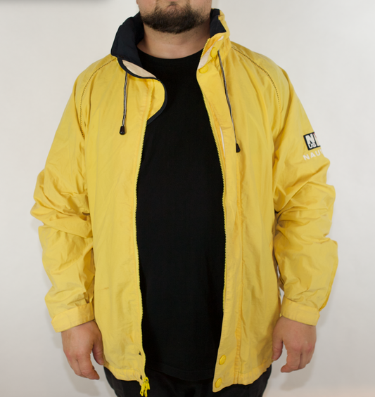 VINTAGE NAUTICA YELLOW SPRAY JACKET (XXL FITS L-XL) – Cream Goods