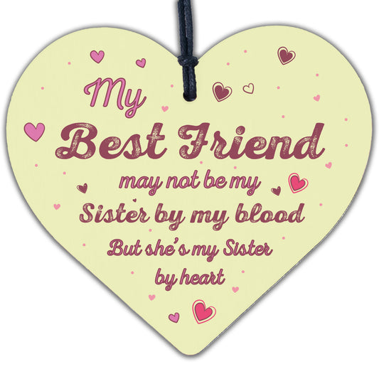 THANK YOU Best FRIEND Sister Gifts Heart Christmas Friendship Gift