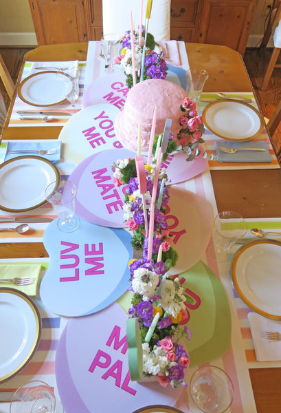 Lollie & Boo, Valentine's Day table, Galentine's Day party