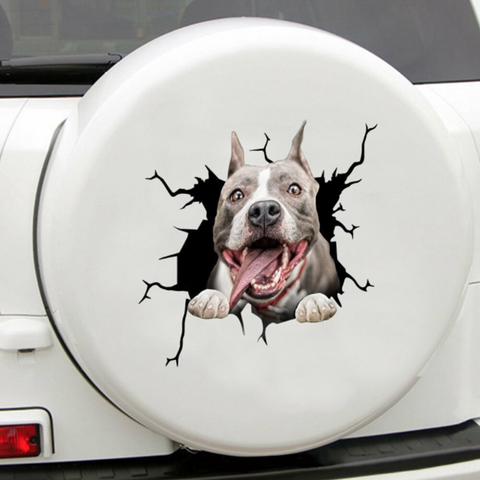 3D Hunde Autoaufkleber, Hundeautoaufkleber, Hundeaufkleber Auto
