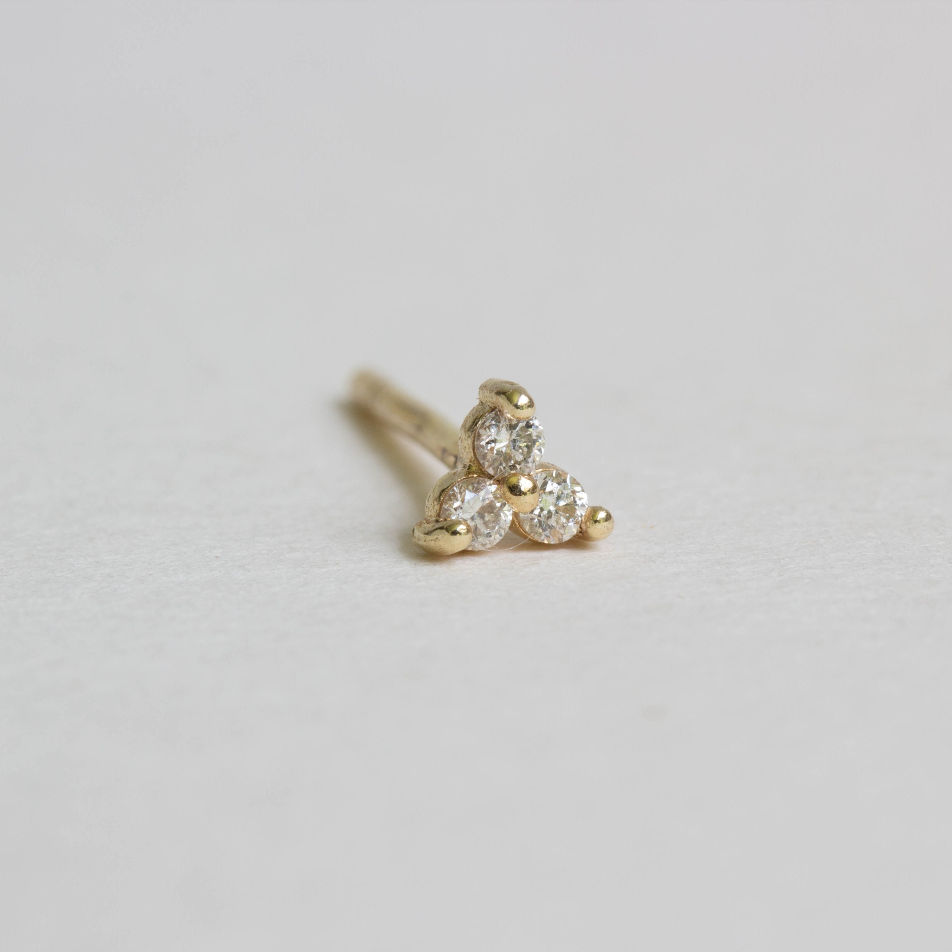 Diamond Triangle Stud