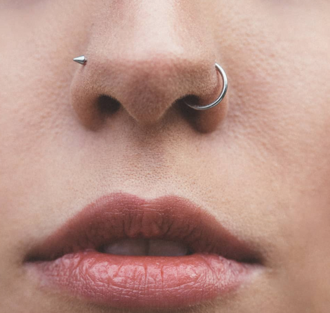 Left Nose Ring, Indian Nath, Pressing Nose Ring, Indian Wedding Jewelry,  Ruby ,pressing Pattern CLEARANCE SALE - Etsy